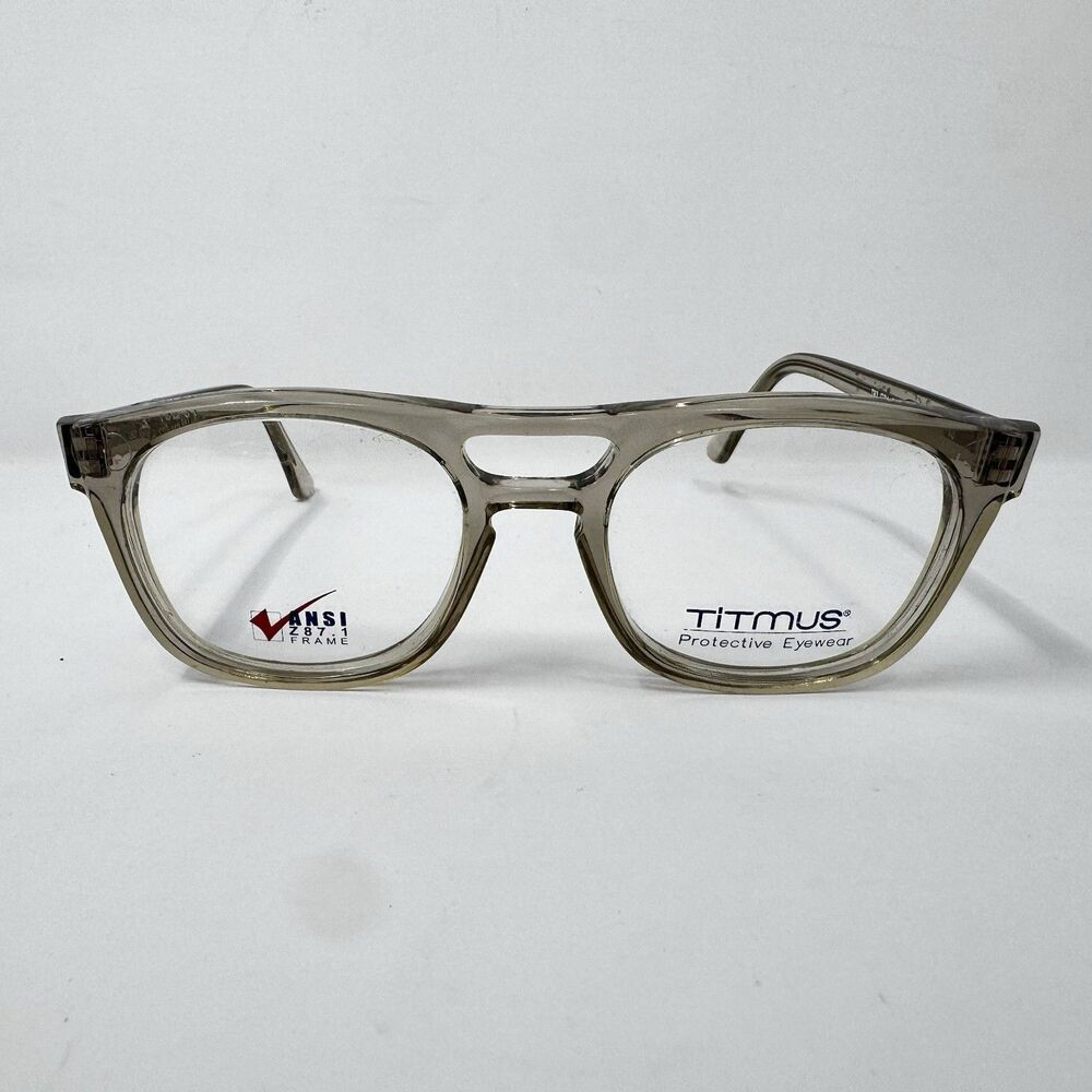 Titmus T83 GRA CS77 Z87-2 Protective Eyeglass Frames 52-20-145 Gray